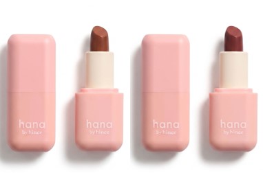 hana by hince Sheer Glass Lipstick 新色唇膏膏体与外壳